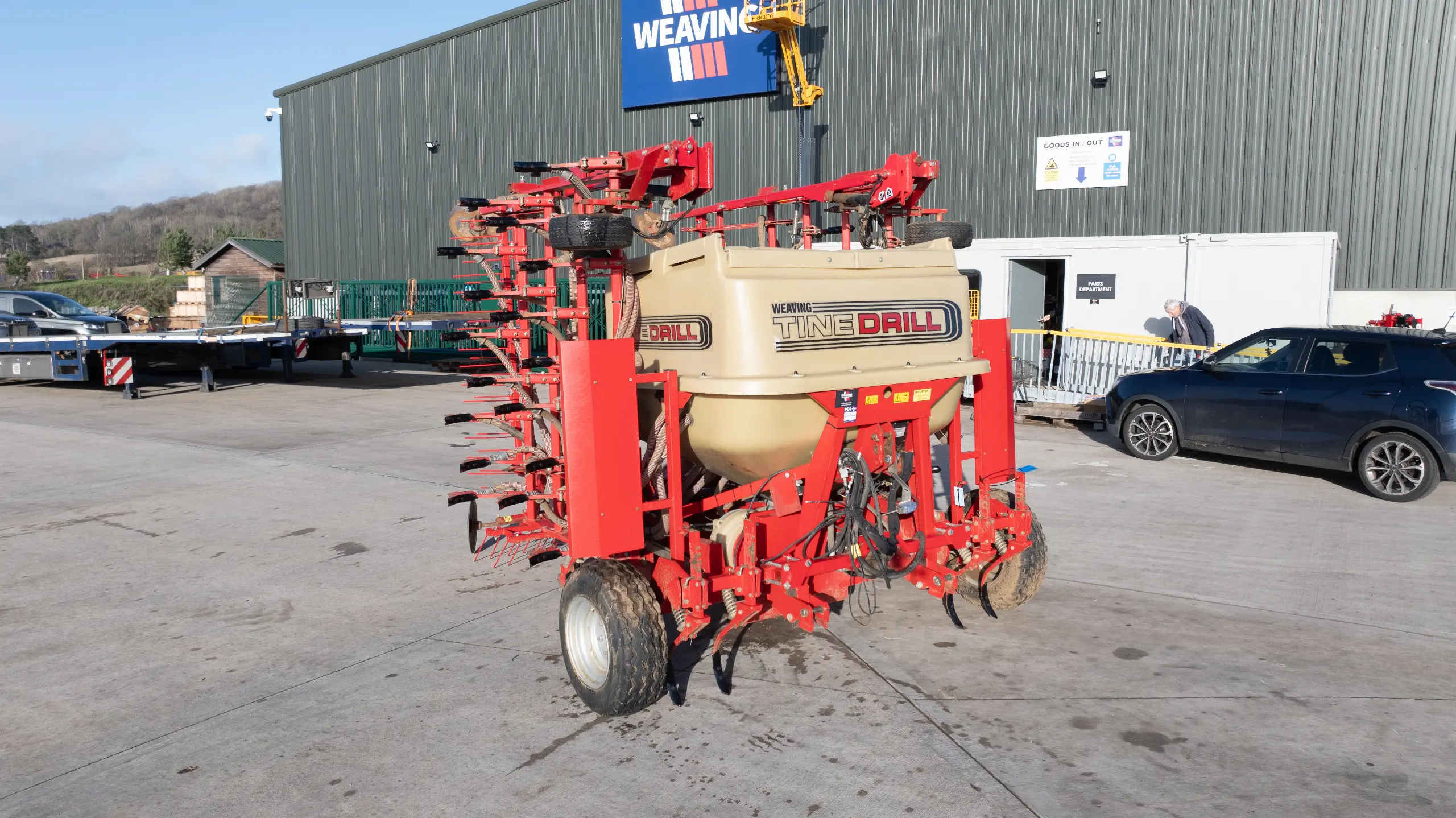 USED WEAVING TINE DRILL 6M